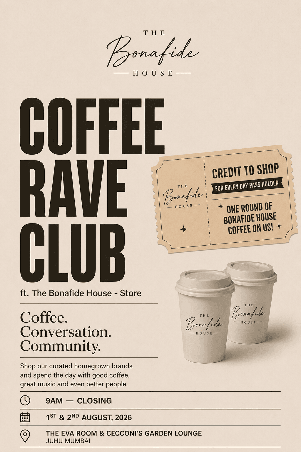 The Bonafide House - Coffee, Music & Flea